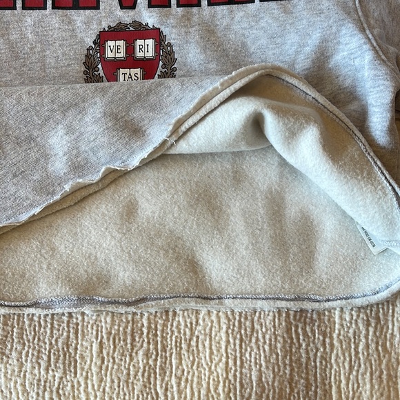 Forever 21 Harvard Cropped Fleece Sweatshirt - Picture 8 of 8